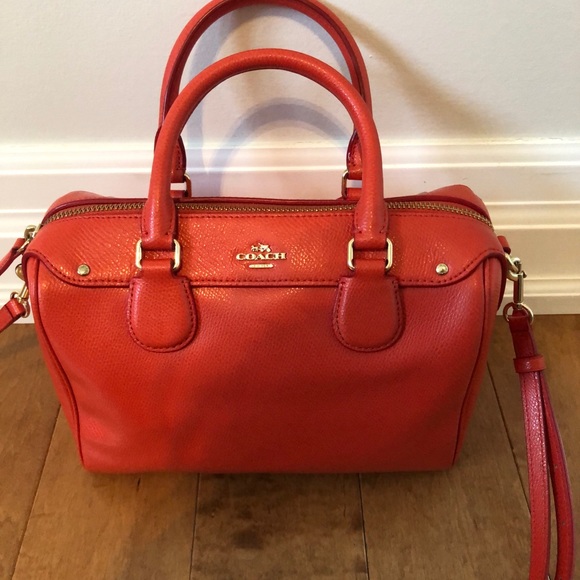 Coach Bennett Satchel Crossbody Leather Bag - Picture 1 of 12